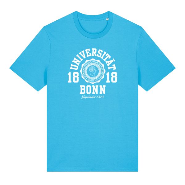 Unisex Organic T-Shirt, aqua blue, marshall