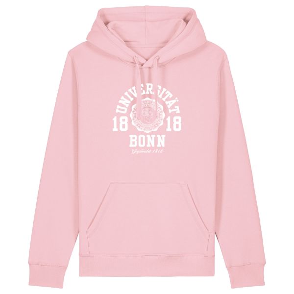 Unisex Organic Hooded Sweatshirt, cotton pink, marshall